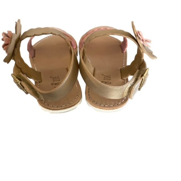 Maggie & Zoe Tan, Gold, White and Pink Sandal 9 - Picture 4 of 7